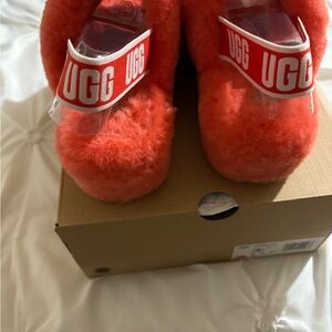 Fluffy slippers
